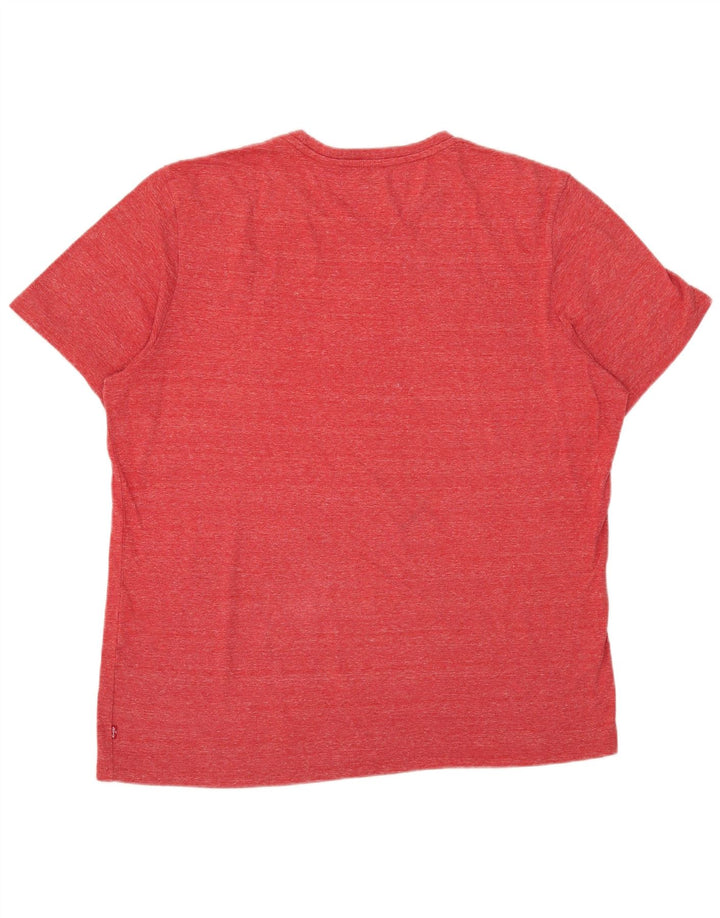 Tricou cu grafică Levi's pentru bărbați Top XL, roșu, pete