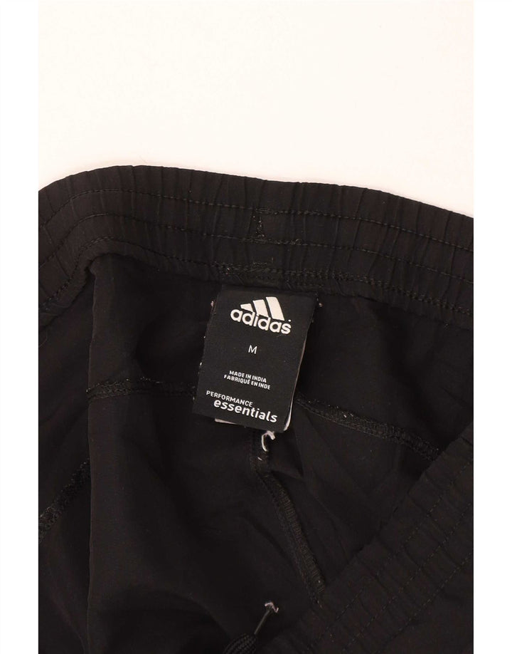 Pantaloni de trening Adidas pentru bărbați, poliester mediu negru