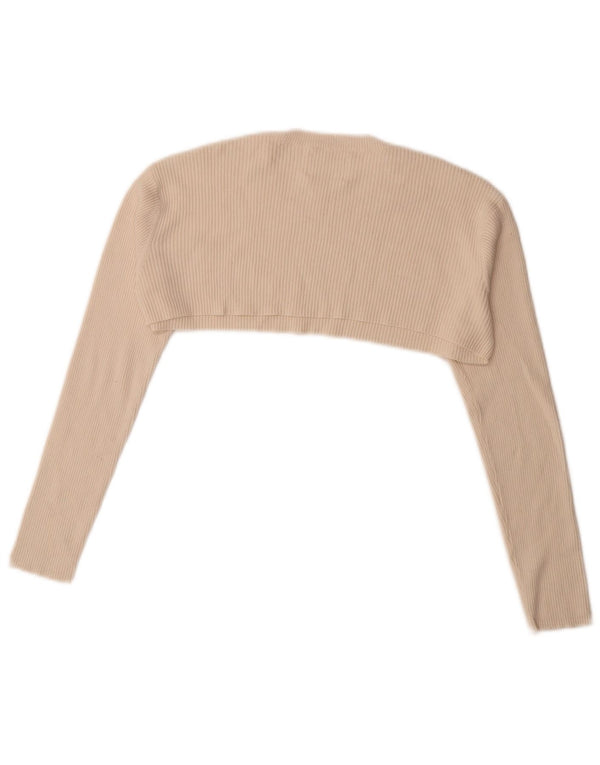 Crop Top fete cu mânecă lungă Zara 13-14 ani alb