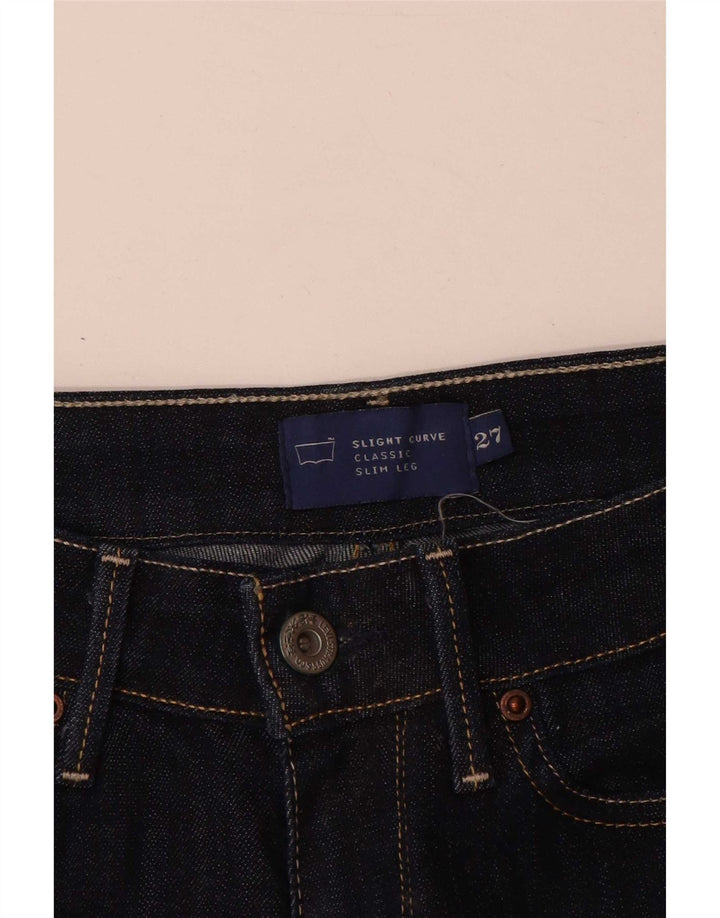 Blugi Levi's Slight Curve Slim pentru femei W27 L31 Bumbac bleumarin