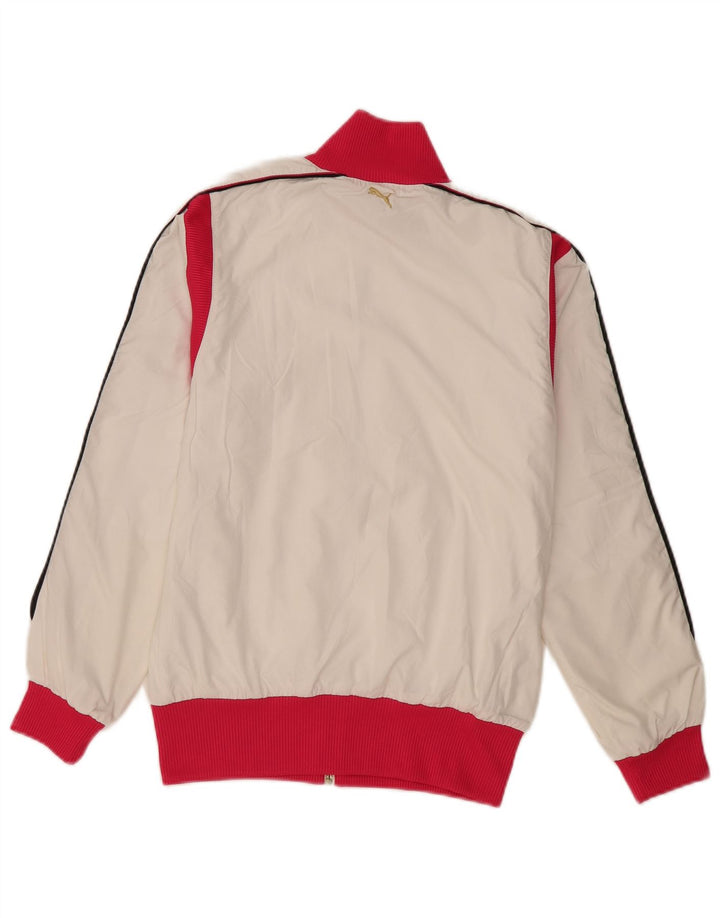 Jachetă de trening Puma pentru femei UK 10, alb, poliester color bloc