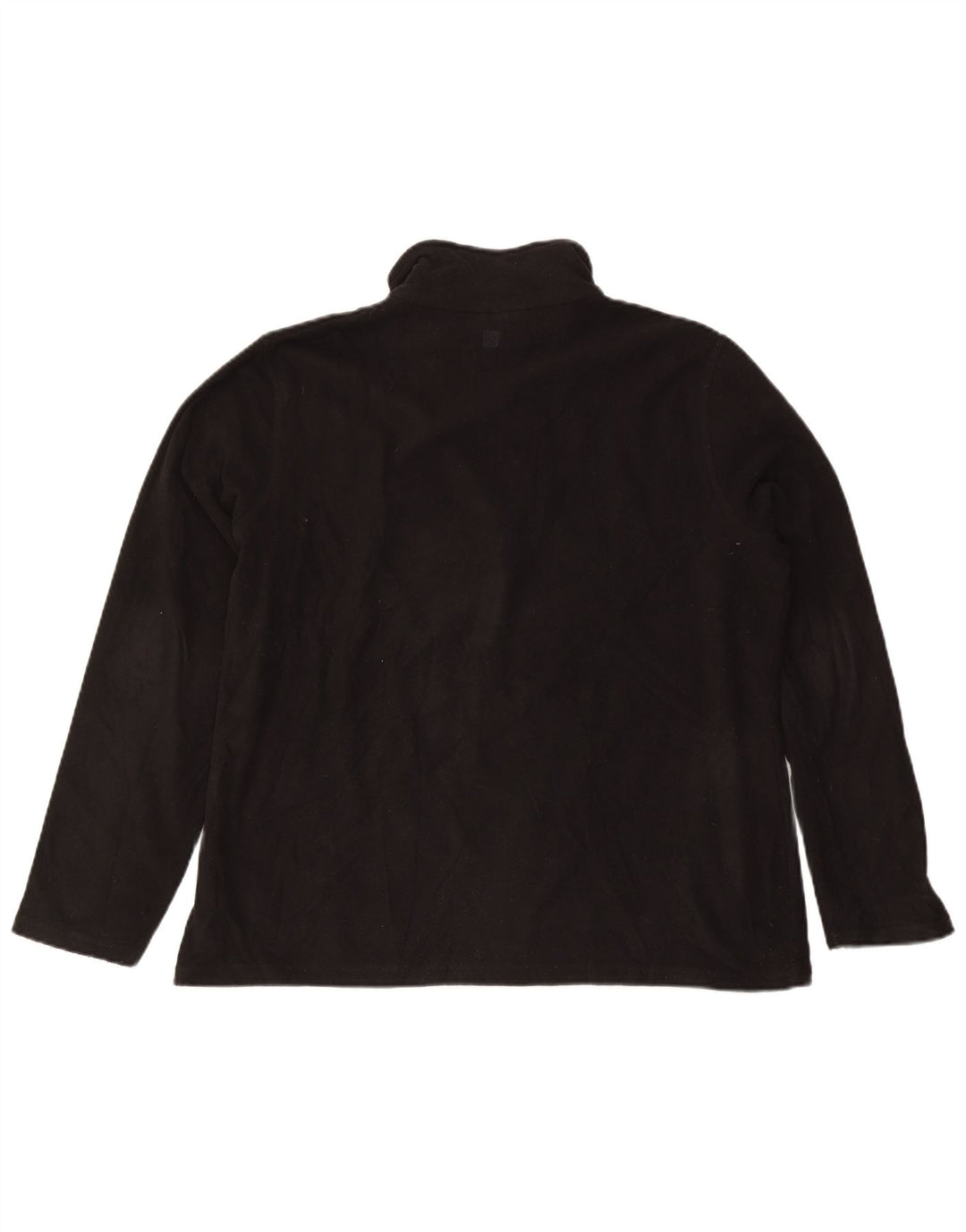 Jumper pentru bărbați Mountain Warehouse, din lână, cu fermoar, XL, poliester negru