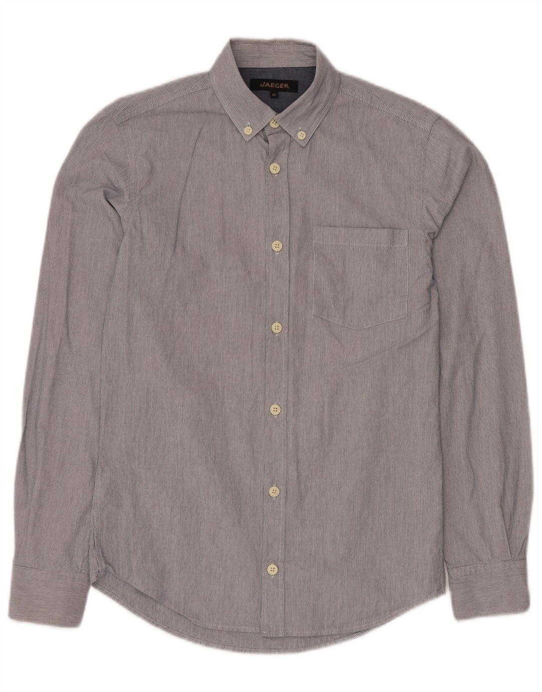 Cămașă pentru bărbați JAEGER XS bleumarin, bumbac cu dungi