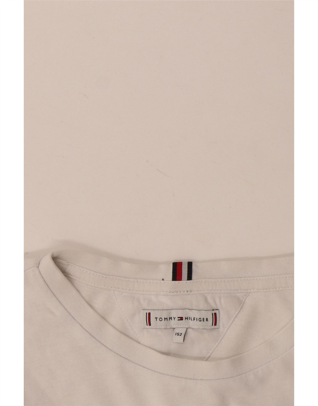 Top grafic pentru băieți Tommy Hilfiger cu mânecă lungă, 11-12 ani, alb