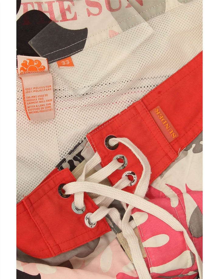 Sundek Pantaloni scurți de baie pentru bărbați Poliester floral multicolor mediu