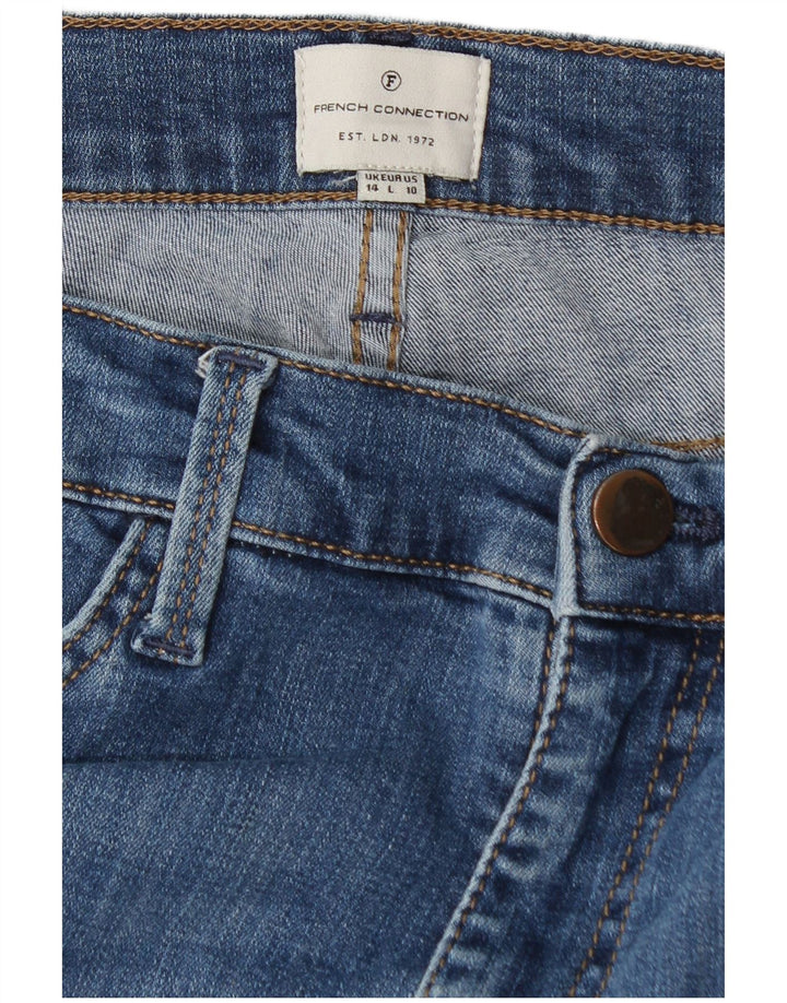 FRENCH CONNECTION Blugi skinny pentru femei UK 14 Large W30 L29 Blue Bumbac