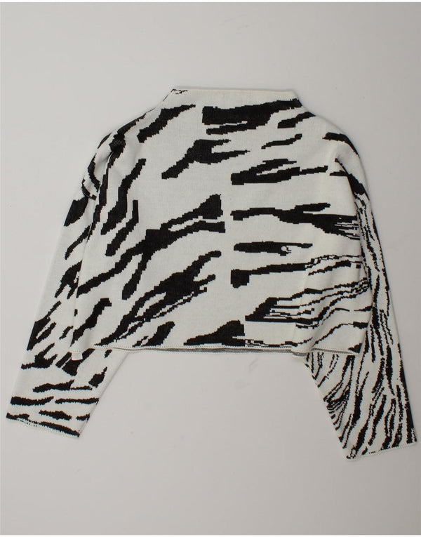 Pulover cu gât țestoasă Topshop pentru femei UK 16 Large White