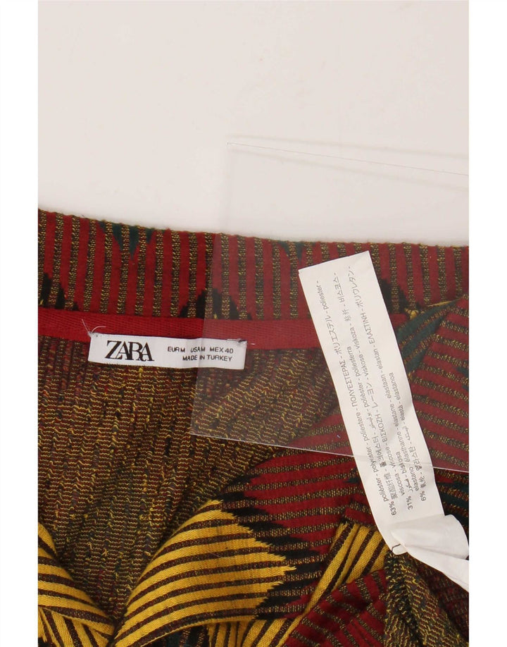 Cămașă cu mânecă scurtă pentru bărbați Zara, poliester chevron mediu multicolor