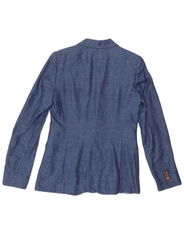 Jachetă Blazer Femei Massimo Dutti 1 Buton EU 36 XS Albastru