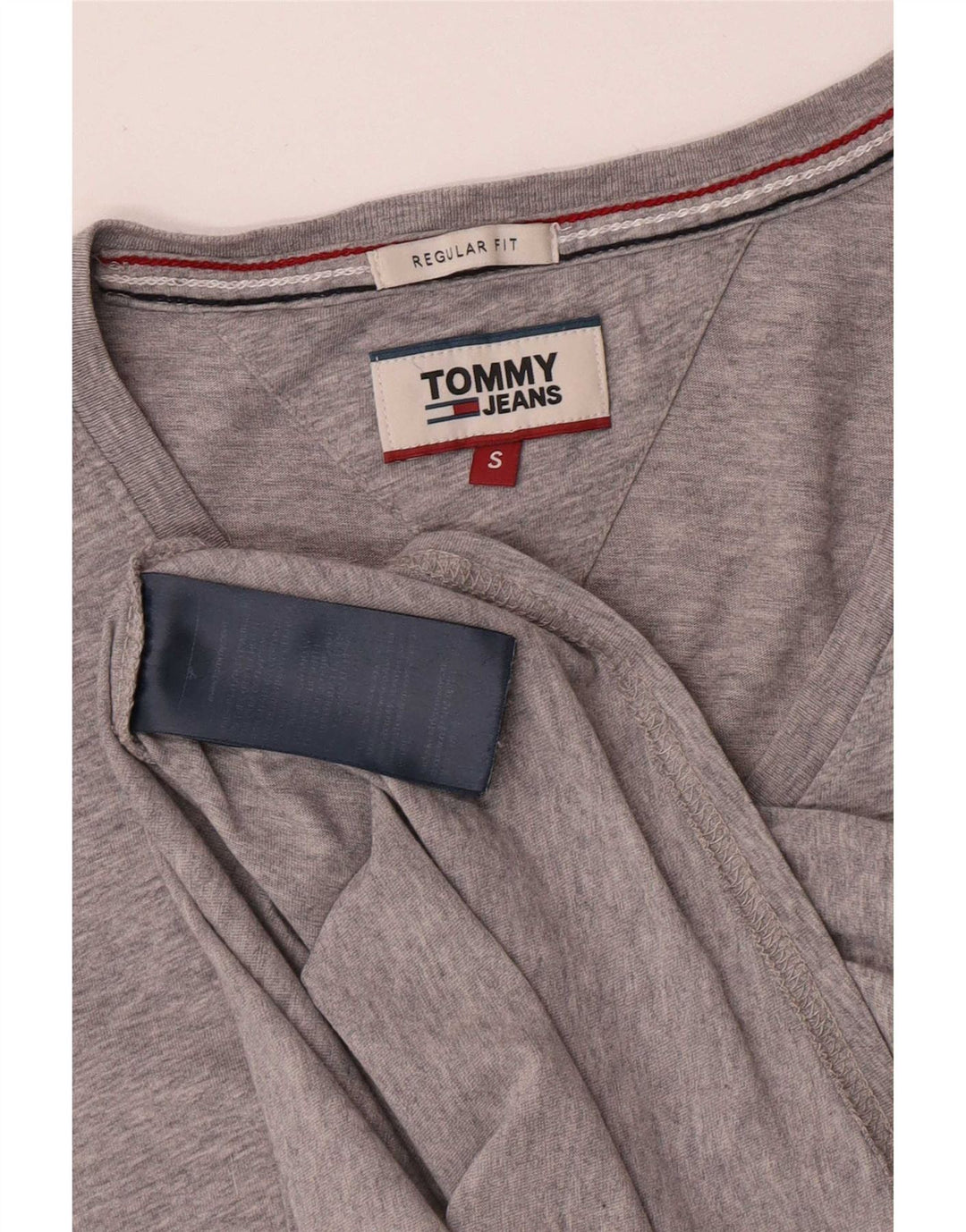 Tricou Tommy Hilfiger pentru bărbați Top mic, gri, bumbac