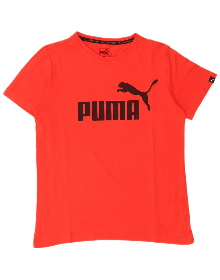 Tricou grafic PUMA pentru băieți Top 13-14 ani bumbac roșu
