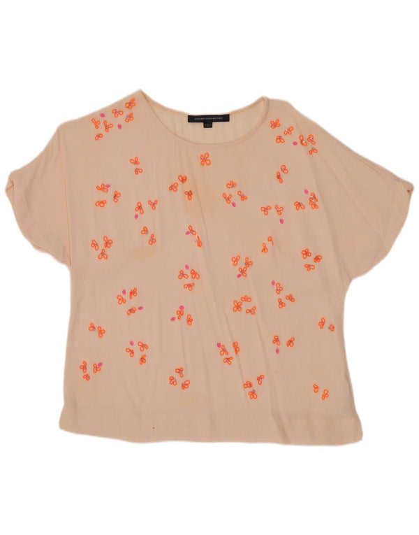 Bluză de damă French Connection Top UK 8 Small Pink Floral Viscose