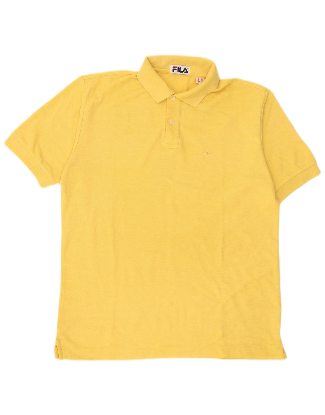 Tricou Polo Fila Bărbați IT 50 Bumbac Galben Mediu
