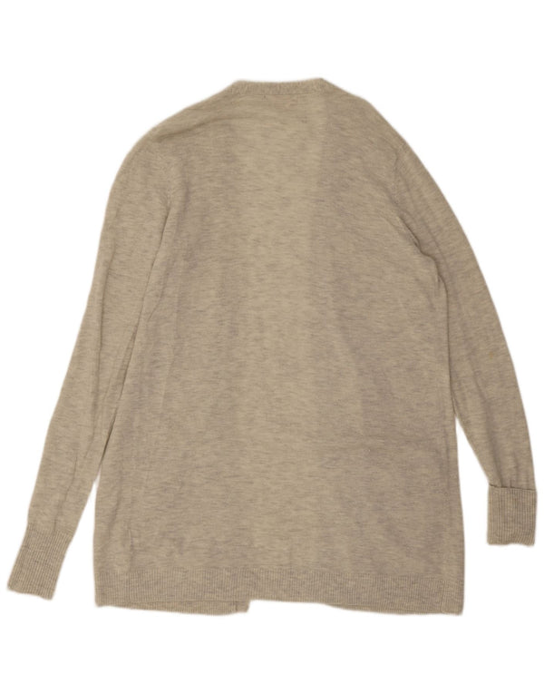 Pulover cardigan deschis pentru femei Fat Face UK 12 Lână gri mediu