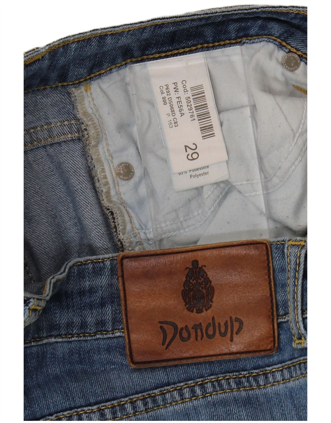 DONDUP Blugi slim pentru femei Distressed W29 L27 Bumbac albastru