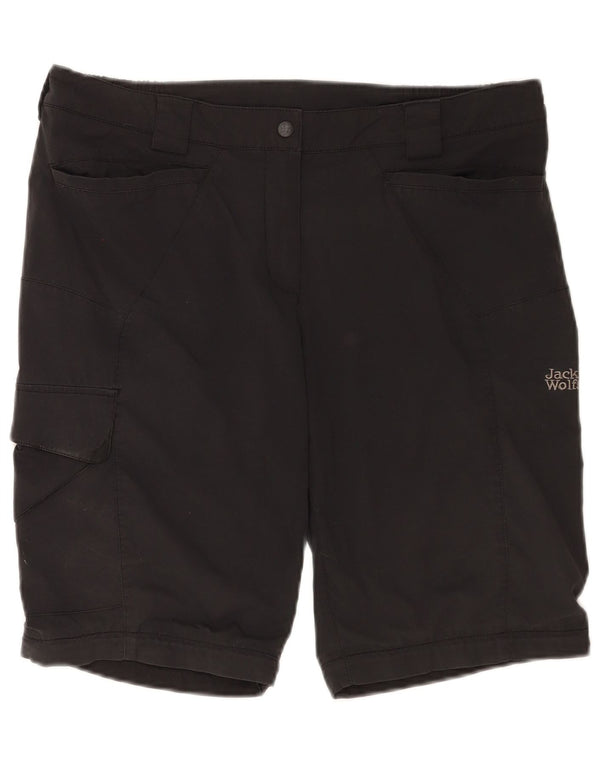 Pantaloni scurti cargo Jack Wolfskin pentru femei UK 12/14 Medium W34 Black