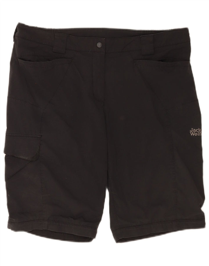 Pantaloni scurti cargo Jack Wolfskin pentru femei UK 12/14 Medium W34 Black