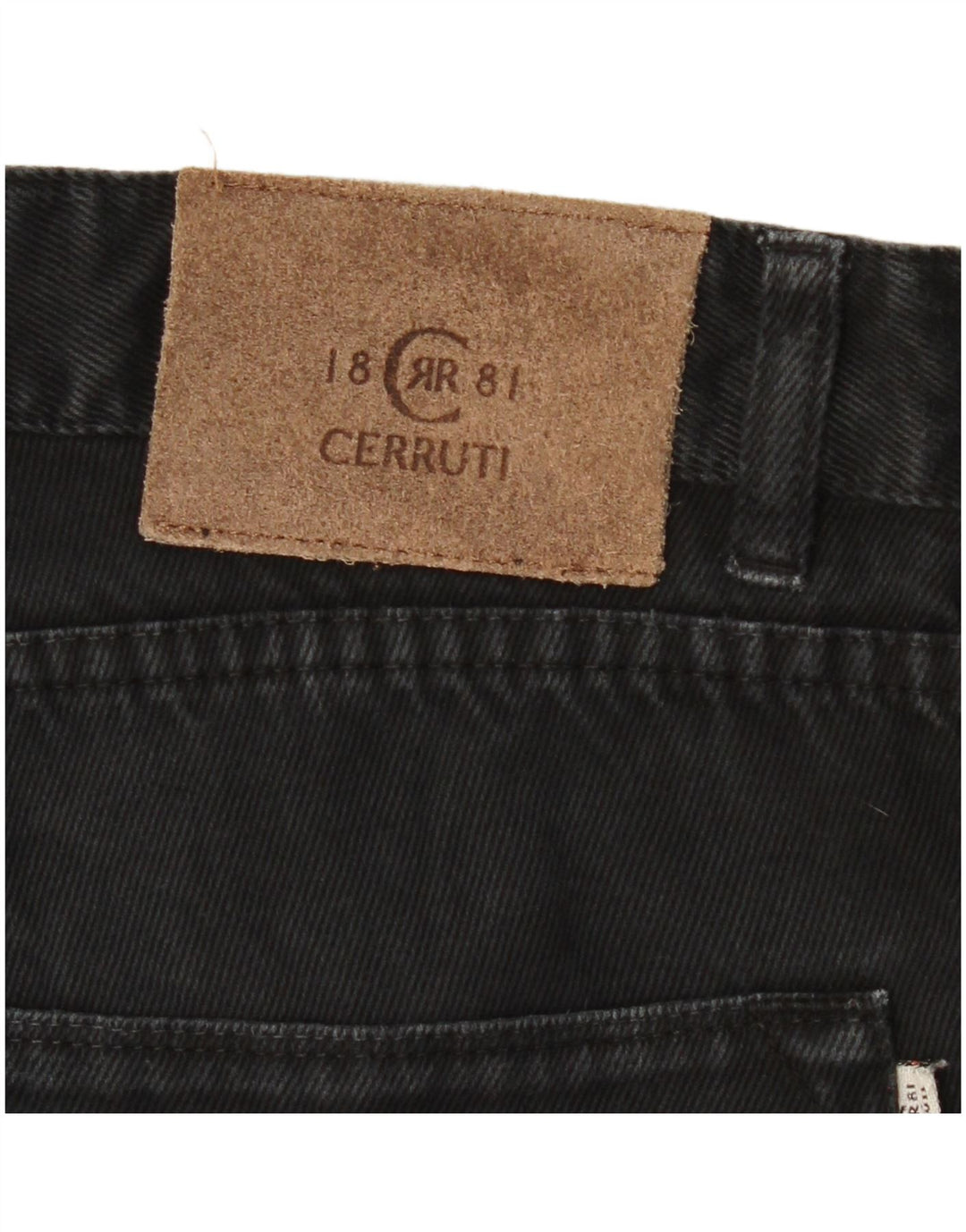 CERRUTI 1881 Blugi Bărbați Drepți W36 L34 Negri