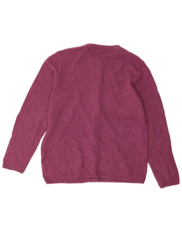 Pulover cardigan pentru femei Marks & Spencer UK 12 Acrilic violet mediu