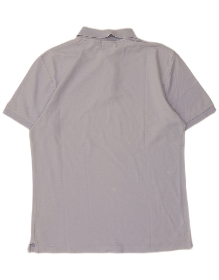 Tricou polo Fila pentru bărbați, bumbac albastru mediu