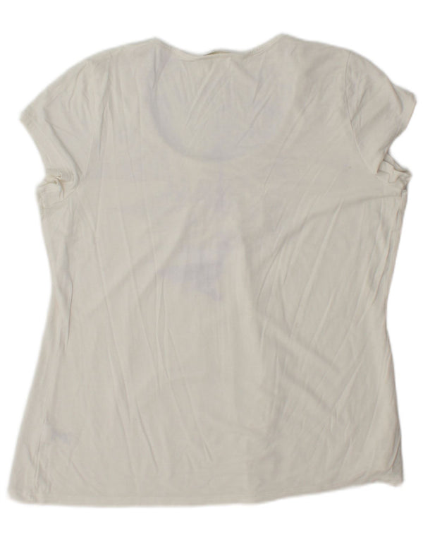 Tricou pentru femei Marks & Spencer Top UK 16 Large White Viscose