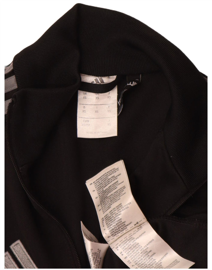 Top de trening Adidas Climacool Zip Neck Pullover XS Negru Colorblock