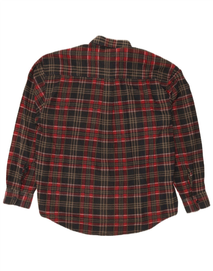 Cămașă de flanel pentru bărbați VINTAGE XL, bumbac cu carouri multicolore