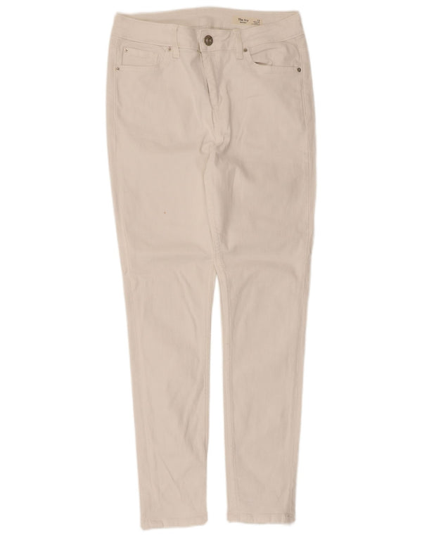 Blugi skinny The Ivy pentru femei Marks & Spencer UK 12 Medium W30 L28 Alb