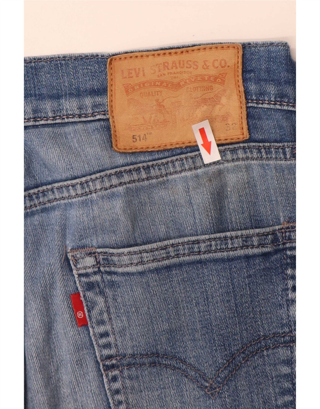 Blugi drepti pentru bărbați Levi's 514 W30 L32 albastru