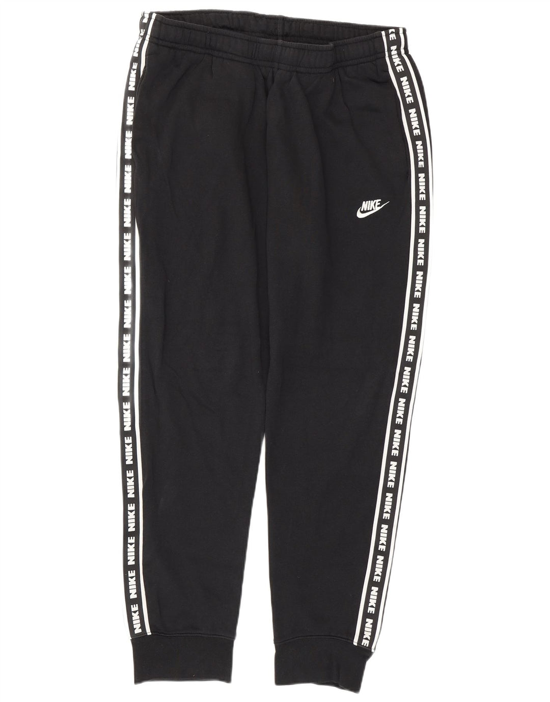 Pantaloni de trening grafic pentru femei NIKE Pantaloni de jogging UK 16 Bumbac negru mare