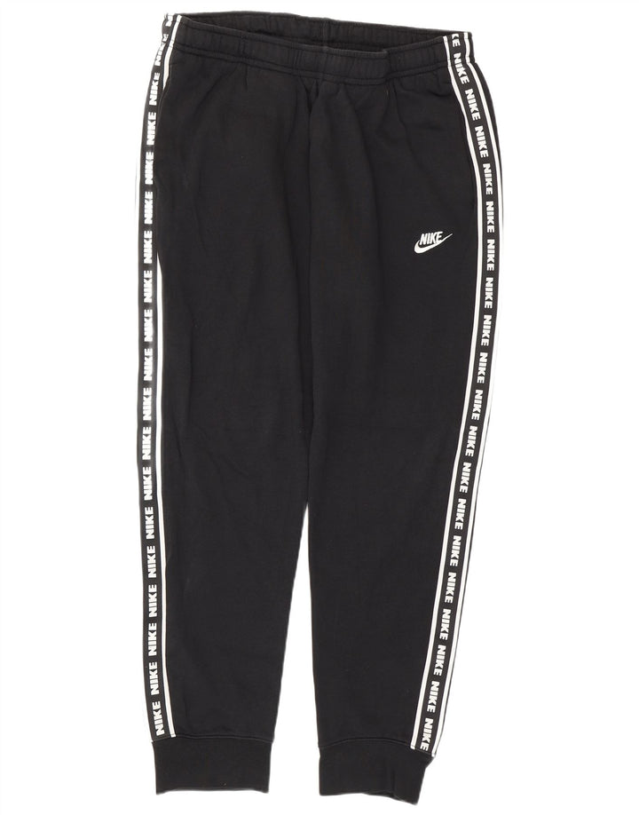 Pantaloni de trening grafic pentru femei NIKE Pantaloni de jogging UK 16 Bumbac negru mare