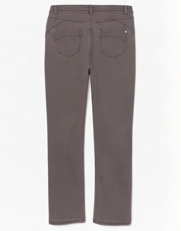 Marks & Spencer Blugi crop subțiri pentru femei UK 12 Medium L30 L26 Bumbac gri