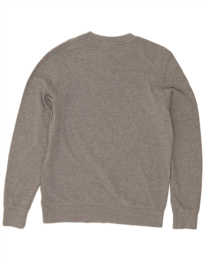 Pulover Jack & Jones pentru bărbați, bumbac cu pete, gri mediu