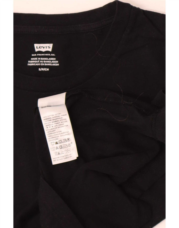 Tricou pentru femei Levi's Top UK 10 Small Black Bumbac