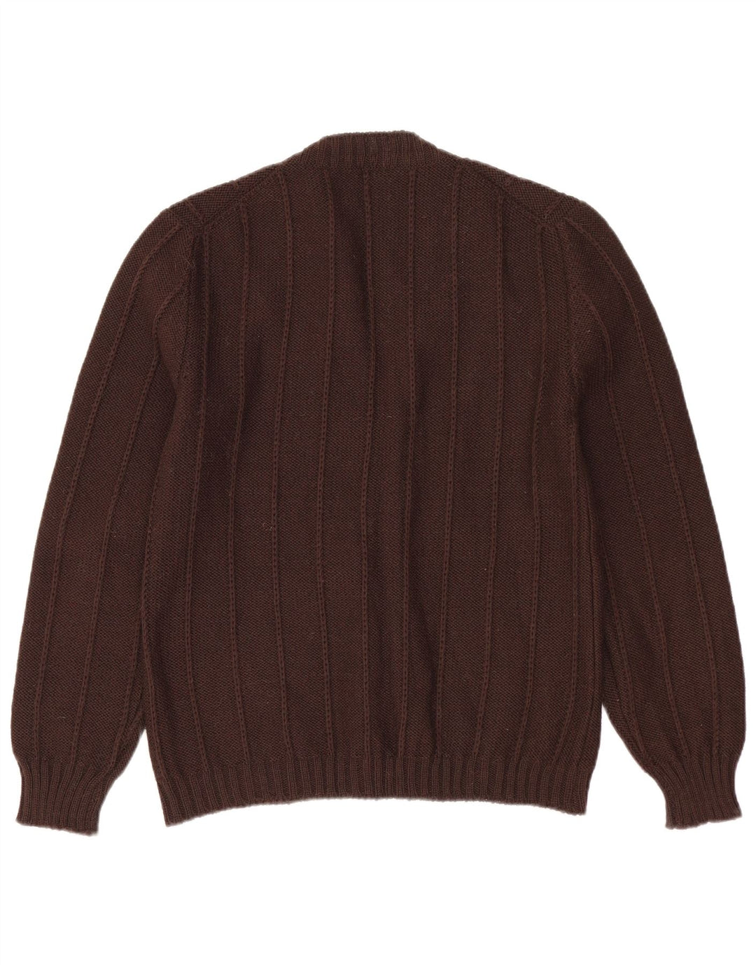 Pulover Cardigan Vintage pentru Damă UK 8 Maro Mic