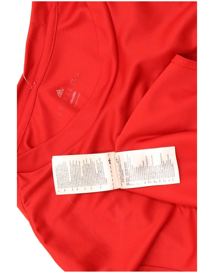Tricou Adidas Climalite pentru bărbați Top XL poliester roșu