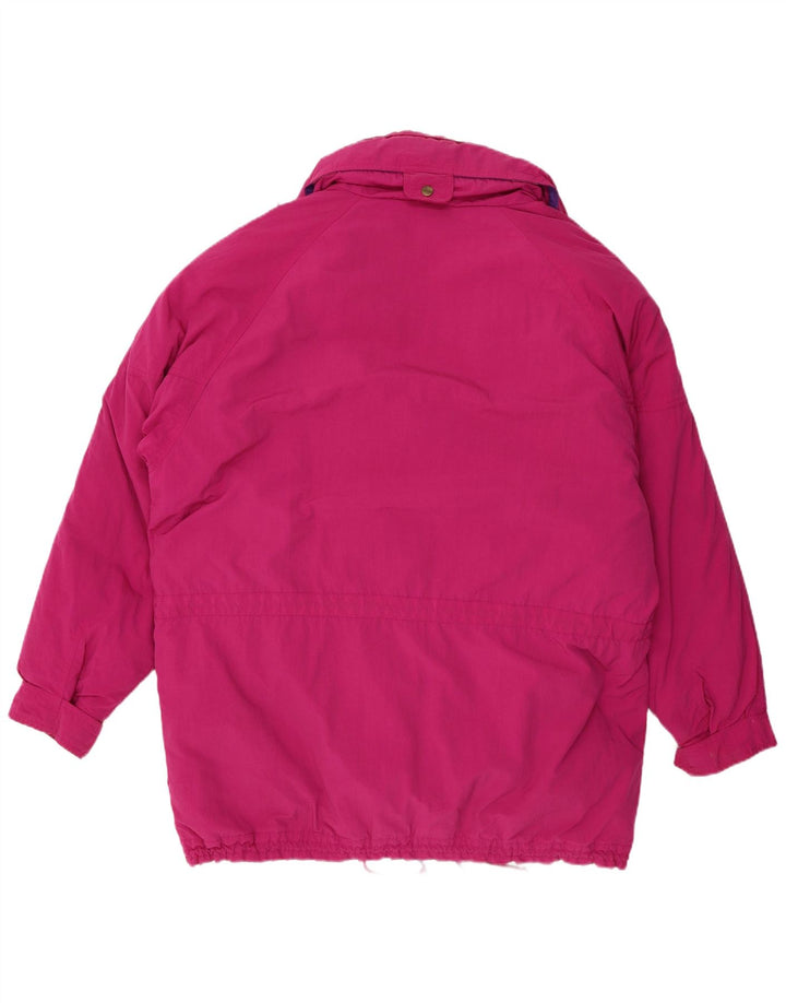 Jachetă de schi pentru femei cu glugă Sympatex UK 18 XL, poliester roz