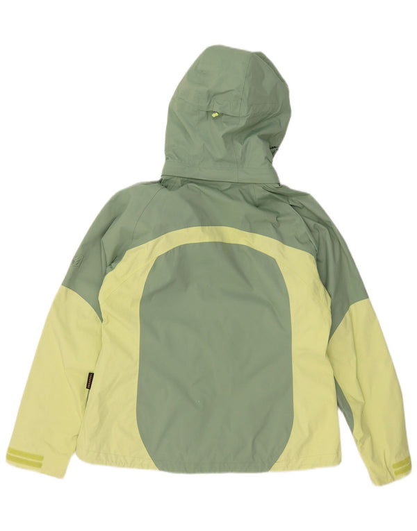 Jachetă de vânt pentru femei JACK WOLFSKIN UK 14 Medium Green Colorblock