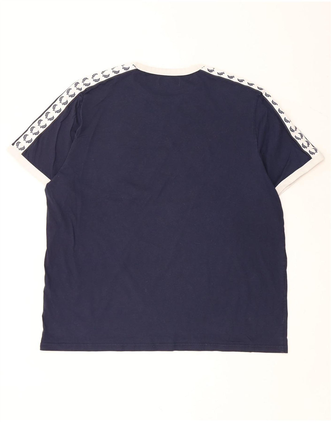 Tricou grafic pentru bărbați FRED PERRY Top 3XL, albastru bleumarin, bumbac color bloc