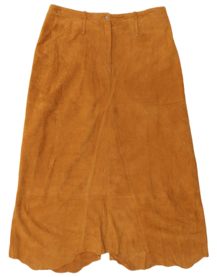 Fustă A-Line Conbipel pentru femei cu talie înaltă IT 48 XL W32 piele maro