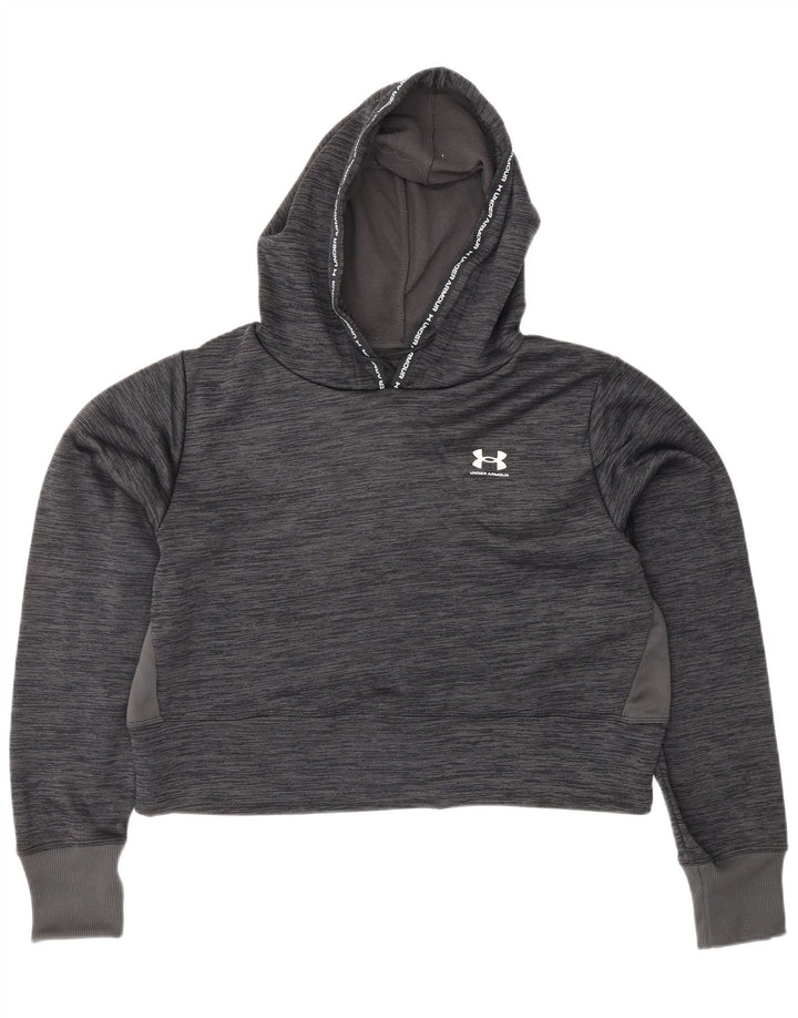 Pulover crop pentru femei UNDER ARMOUR UK 14 Poliester cu pături gri mediu