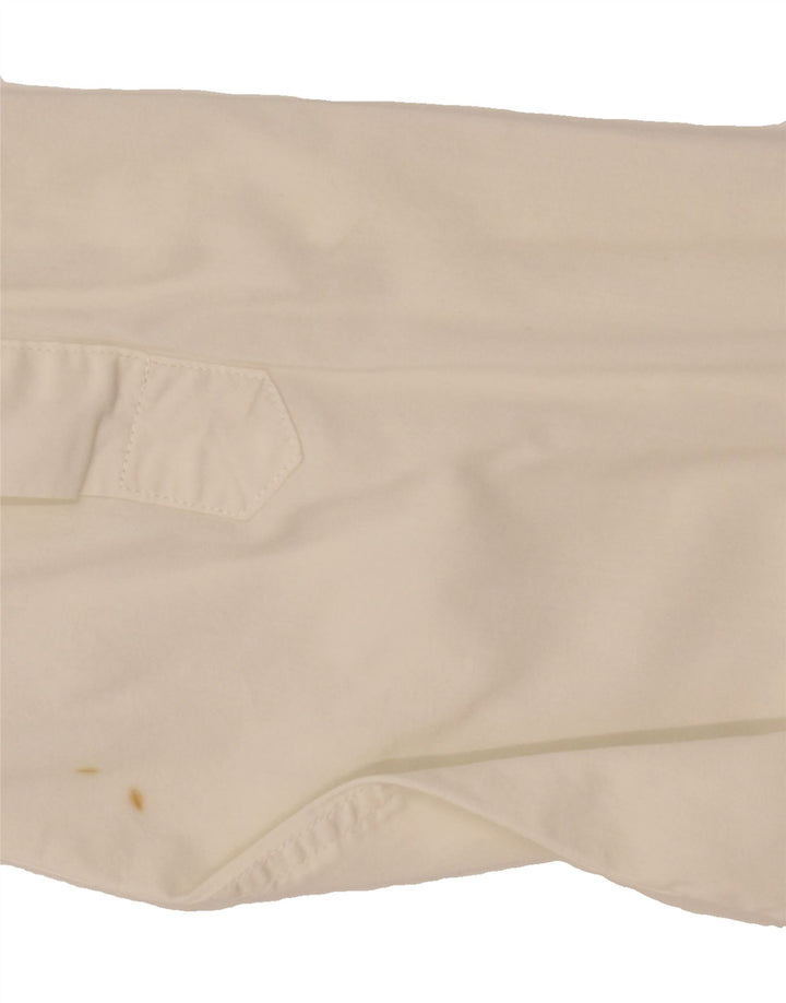 TRUSSARDI Mens Shirt Large Off White Vintage Trussardi and Second-Hand Trussardi from Messina Hembry 
