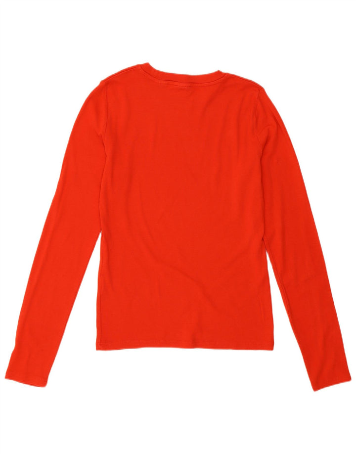 Top pentru femei Levi's cu mânecă lungă UK 12 Medium Red