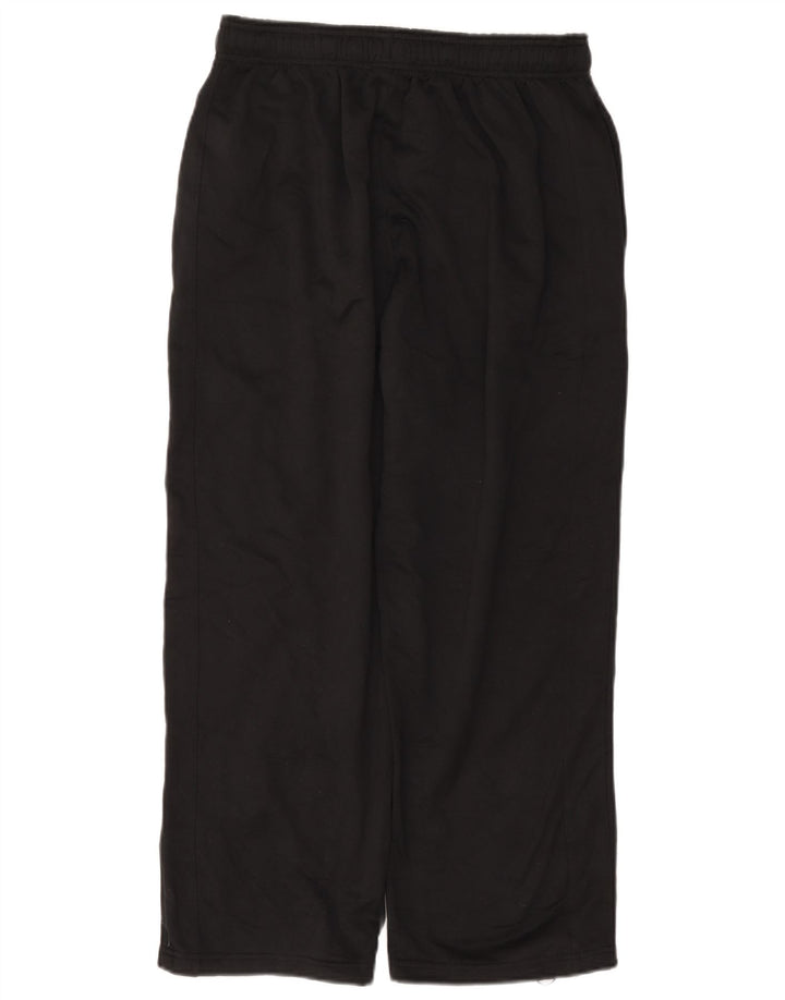 Pantaloni de trening Russell Athletic pentru bărbați, poliester mediu negru