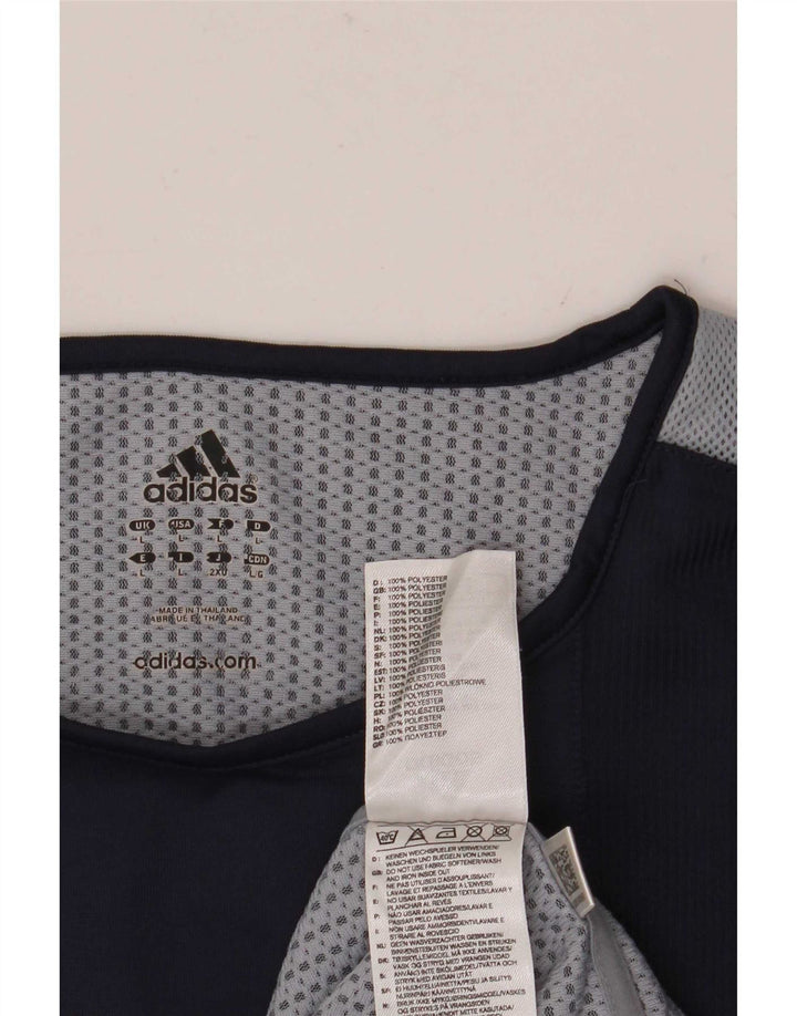 Vest Top Climacool pentru bărbați Adidas, mare, bleumarin, poliester color bloc