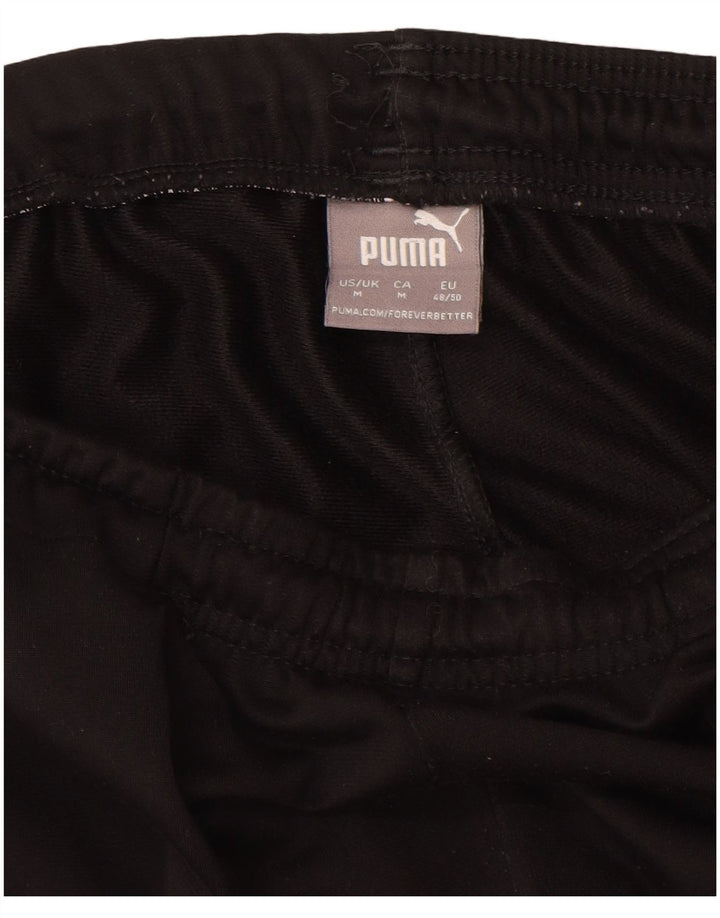 Pantaloni de trening PUMA pentru bărbați, poliester mediu negru