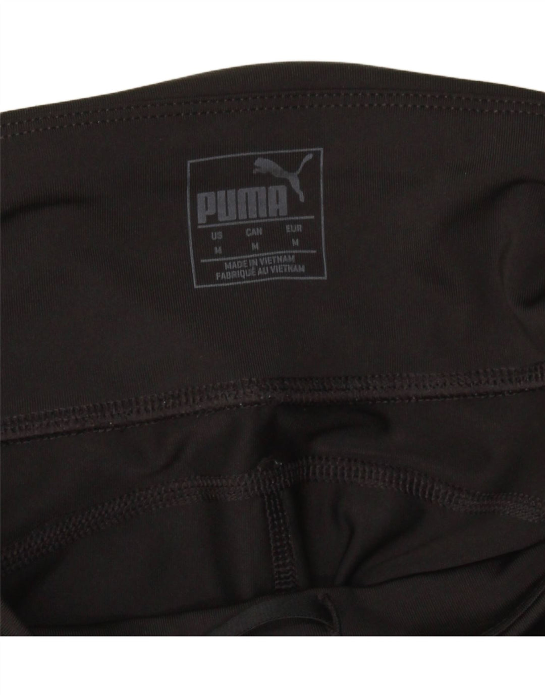 PUMA Womens Leggings UK 12 Medium  Black