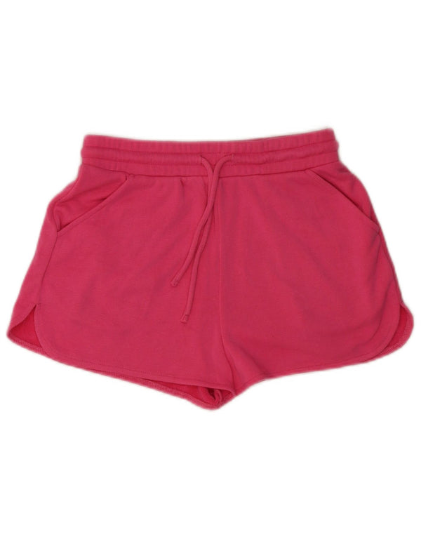 Pantaloni scurti sport Zara pentru femei UK 8 Small Pink Poliester