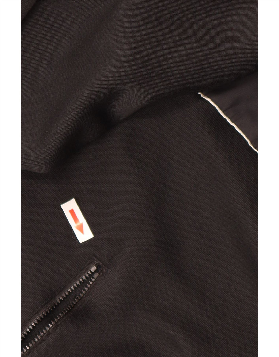 Pulover Adidas pentru bărbați, cu fermoar, poliester mare, negru