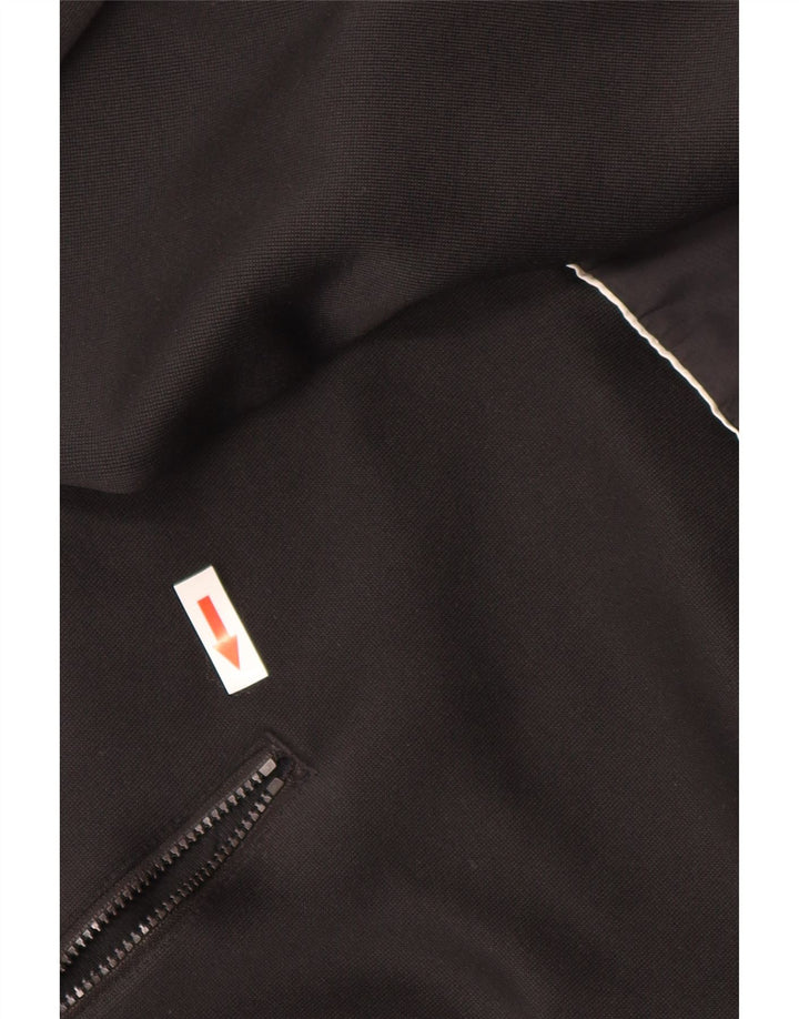 Pulover Adidas pentru bărbați, cu fermoar, poliester mare, negru